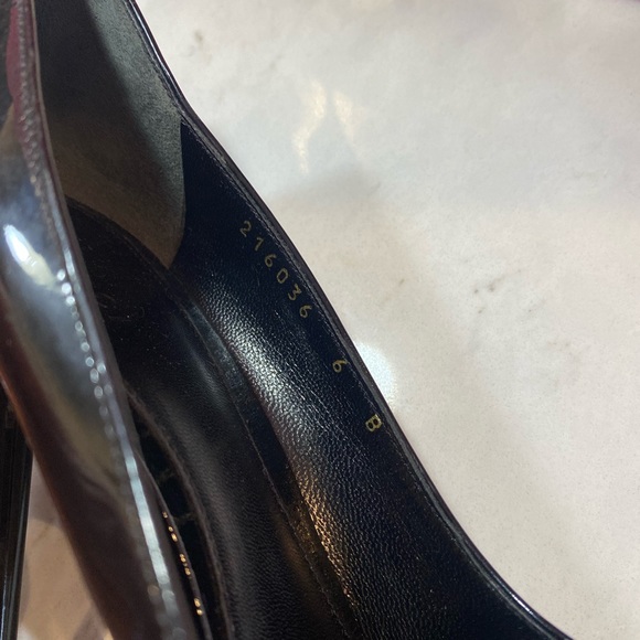 Gucci Black Patent Horsebit Heels Shoes Sz 6 - Picture 6 of 6